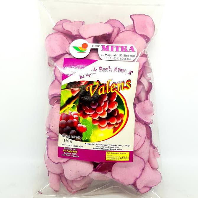 

Populer] Valens Krupuk Buah Anggur 150Gr