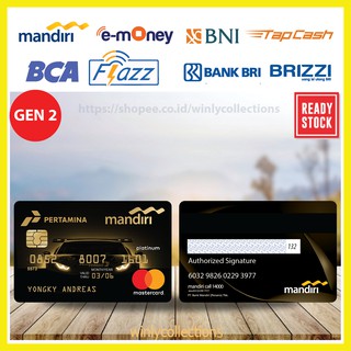 EMONEY E TOLL DESAIN KARTU PERTAMINA PLATINUM MANDIRI E