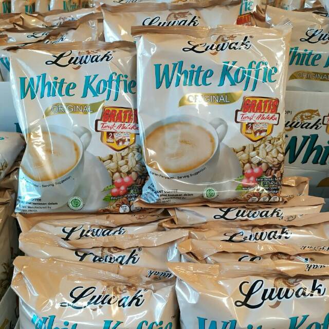 

LUWAK White Koffie Coffee Kopi Susu Pack 18x20gr