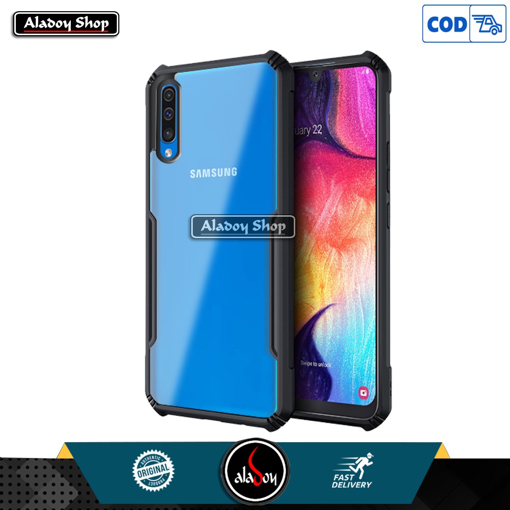 Case Samsung A50 , A50S ,A30S Armor X Fushion Transparent Anti Fall Premium Hardcase