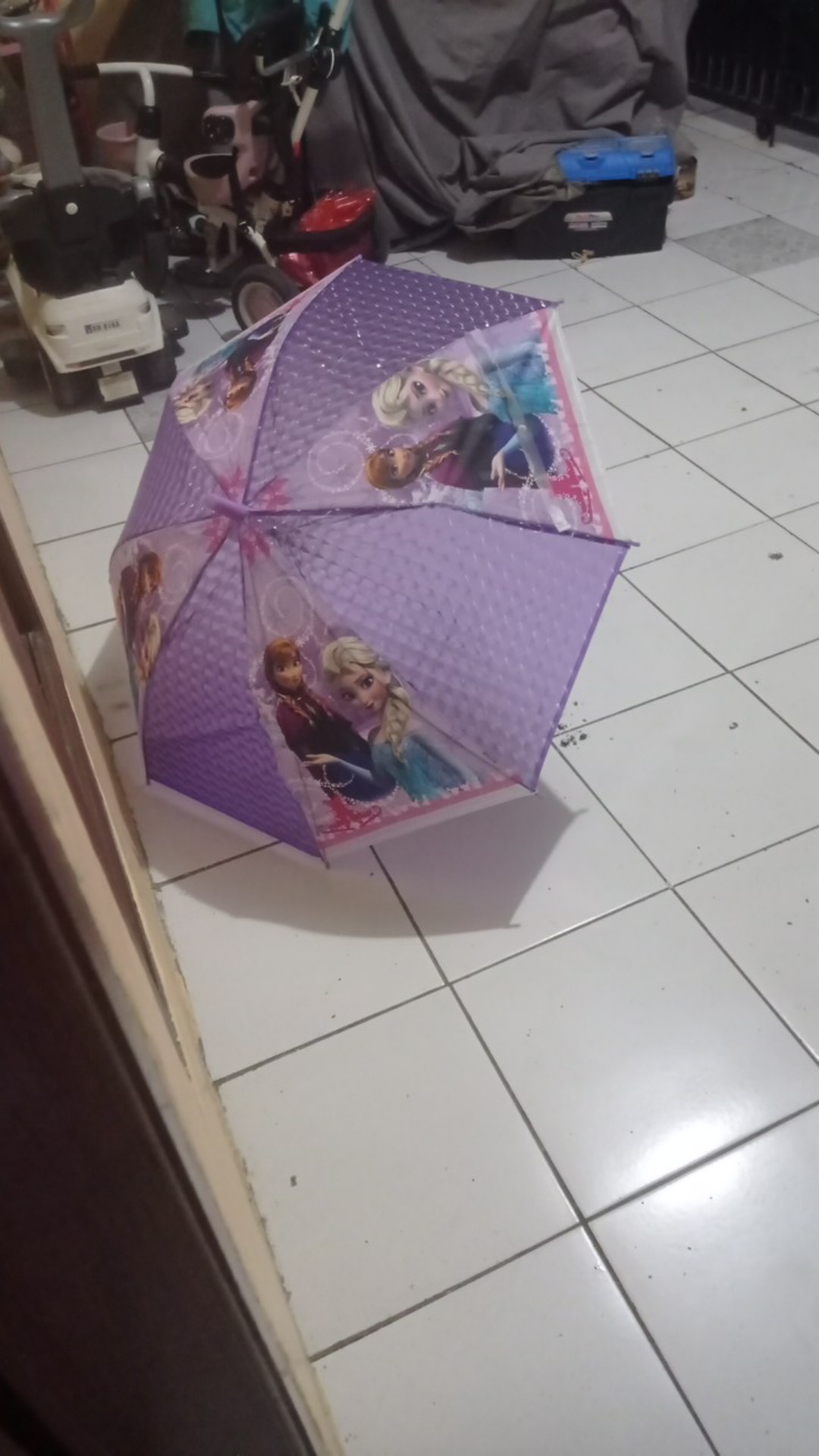 Payung Anak/karakter Disney/3d Bns Peluit