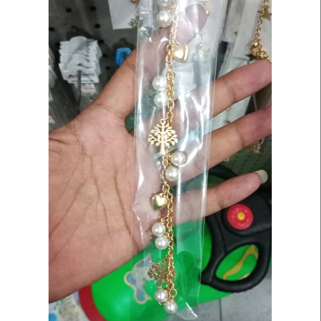 Gelang wanita titanium asli anti karat tidak mudah luntur