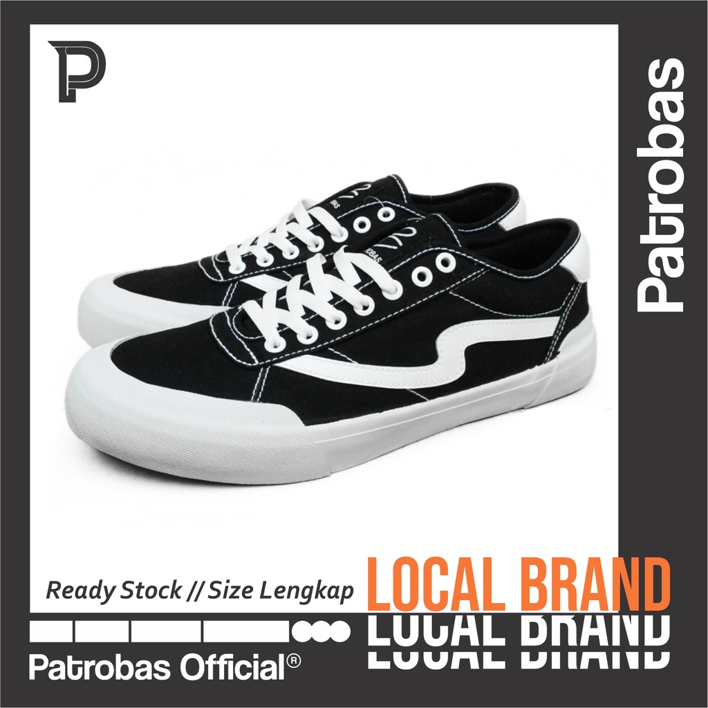 Patrobas Ivan Low Black/White