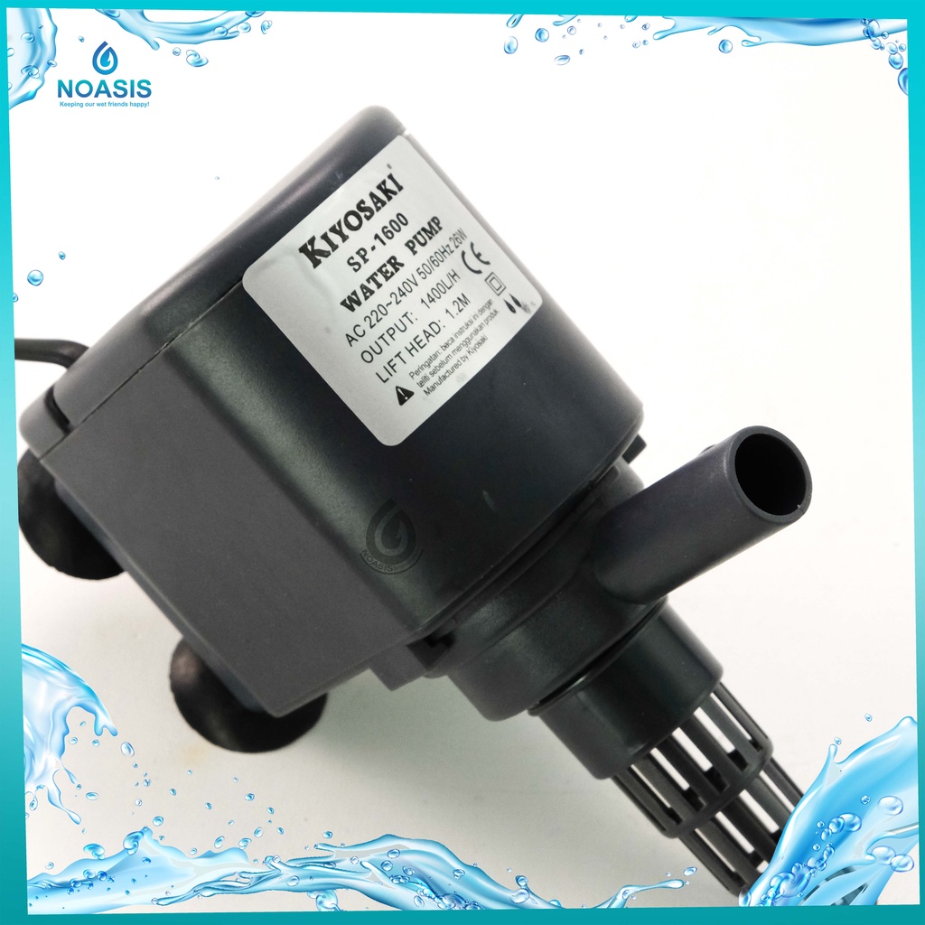 POMPA AIR CELUP AQUARIUM KIYOSAKI SP 1600 SUBMERSIBLE PUMP