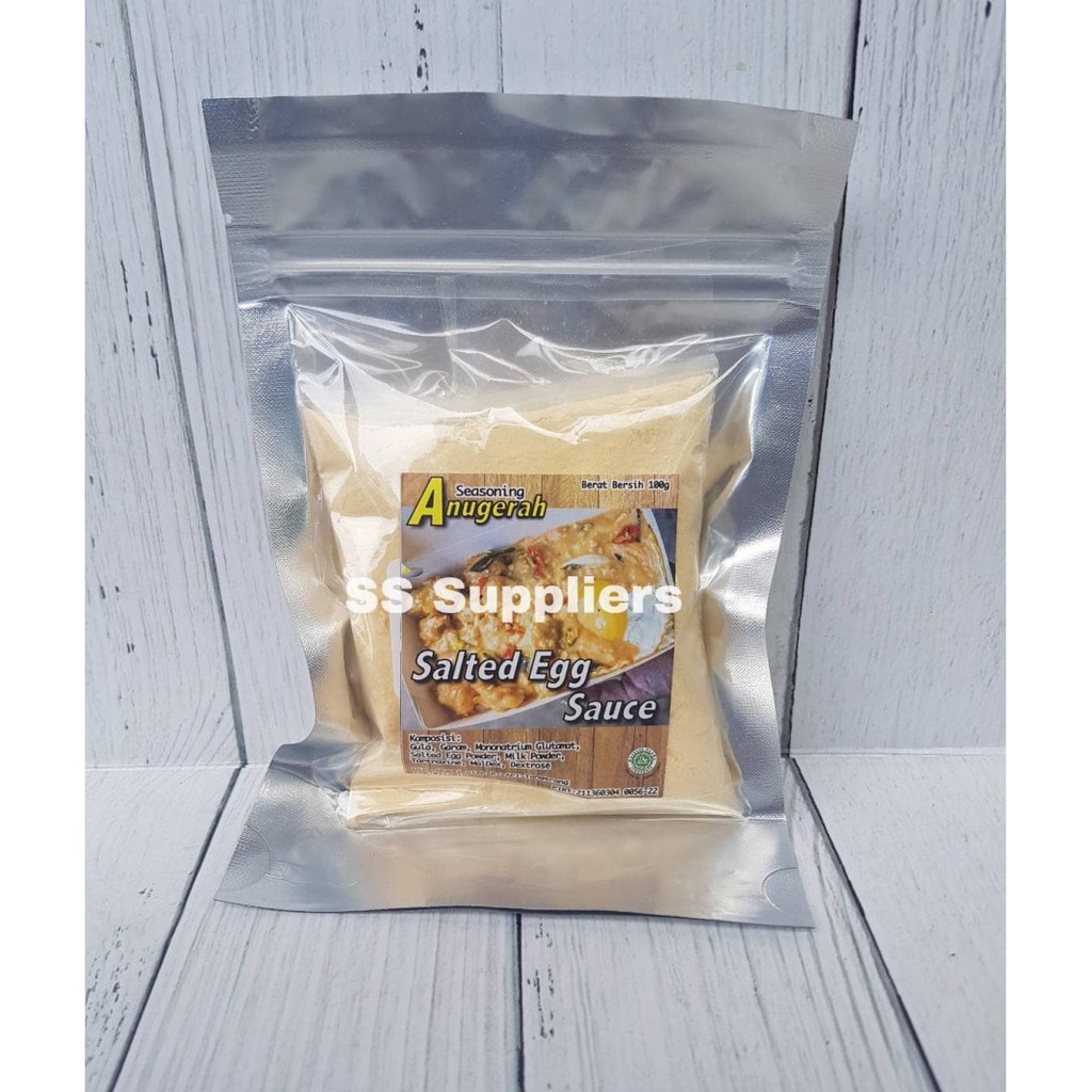 

Salted egg powder seasoning Telur asin bubuk Best seller!