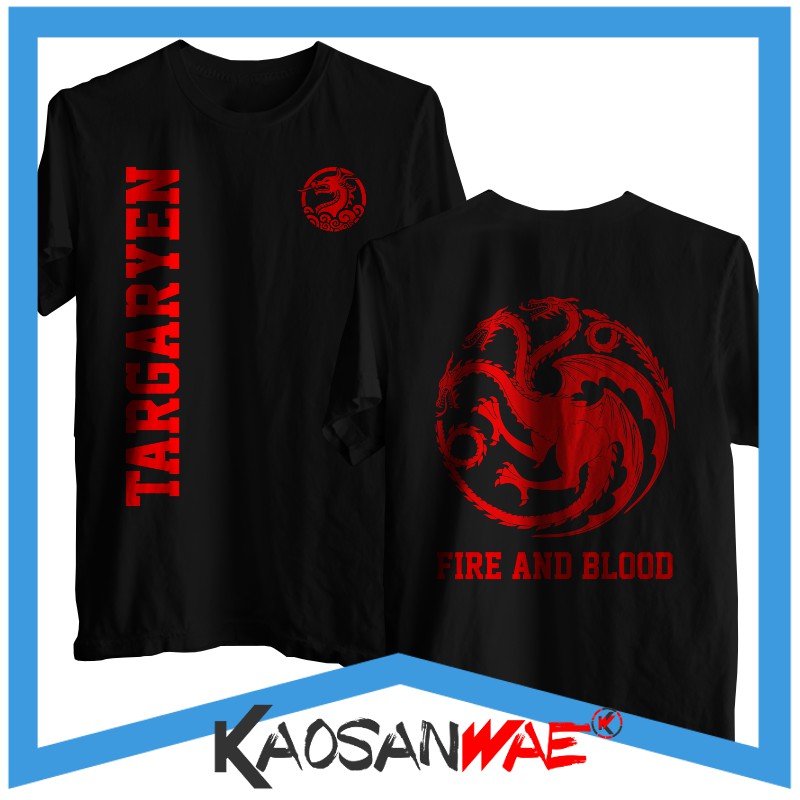 Kaos Targaryen GOT Game Of Thrones