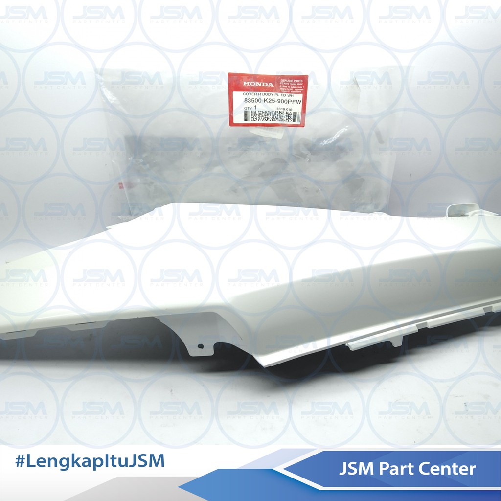 COVER BODY BEAT FI KIRI PUTIH 83600-K25-900PFW