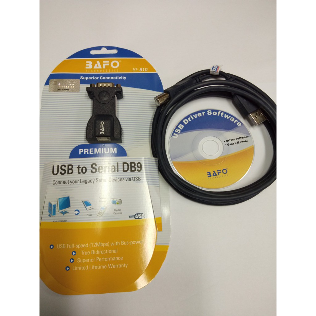 Kabel USB To Serial DB9 Bafo (RS-232)