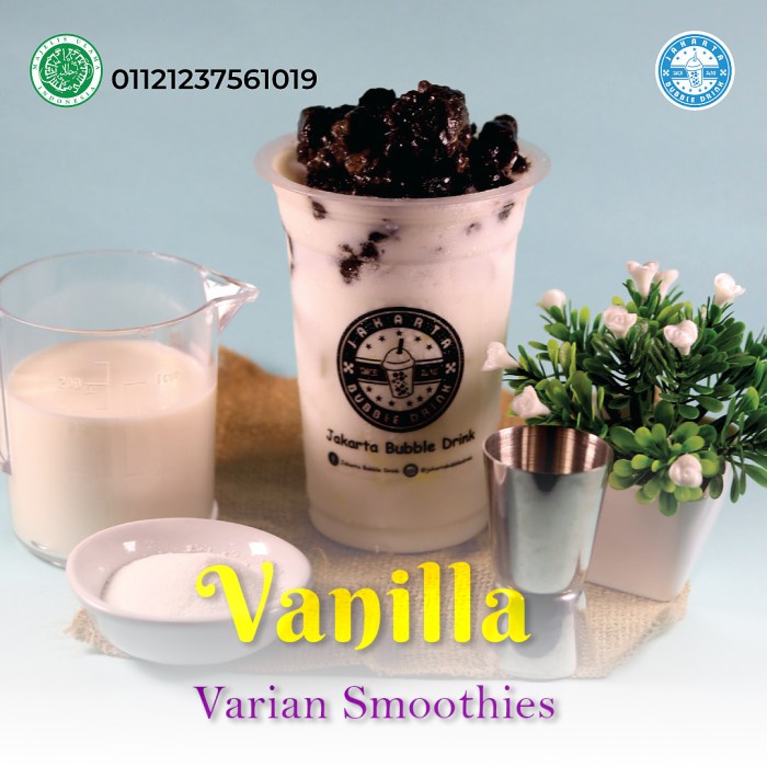 

02 Vanilla Powder - Bubuk Minuman Bubble Drink, Cappucino Cincau Ds51Ghg