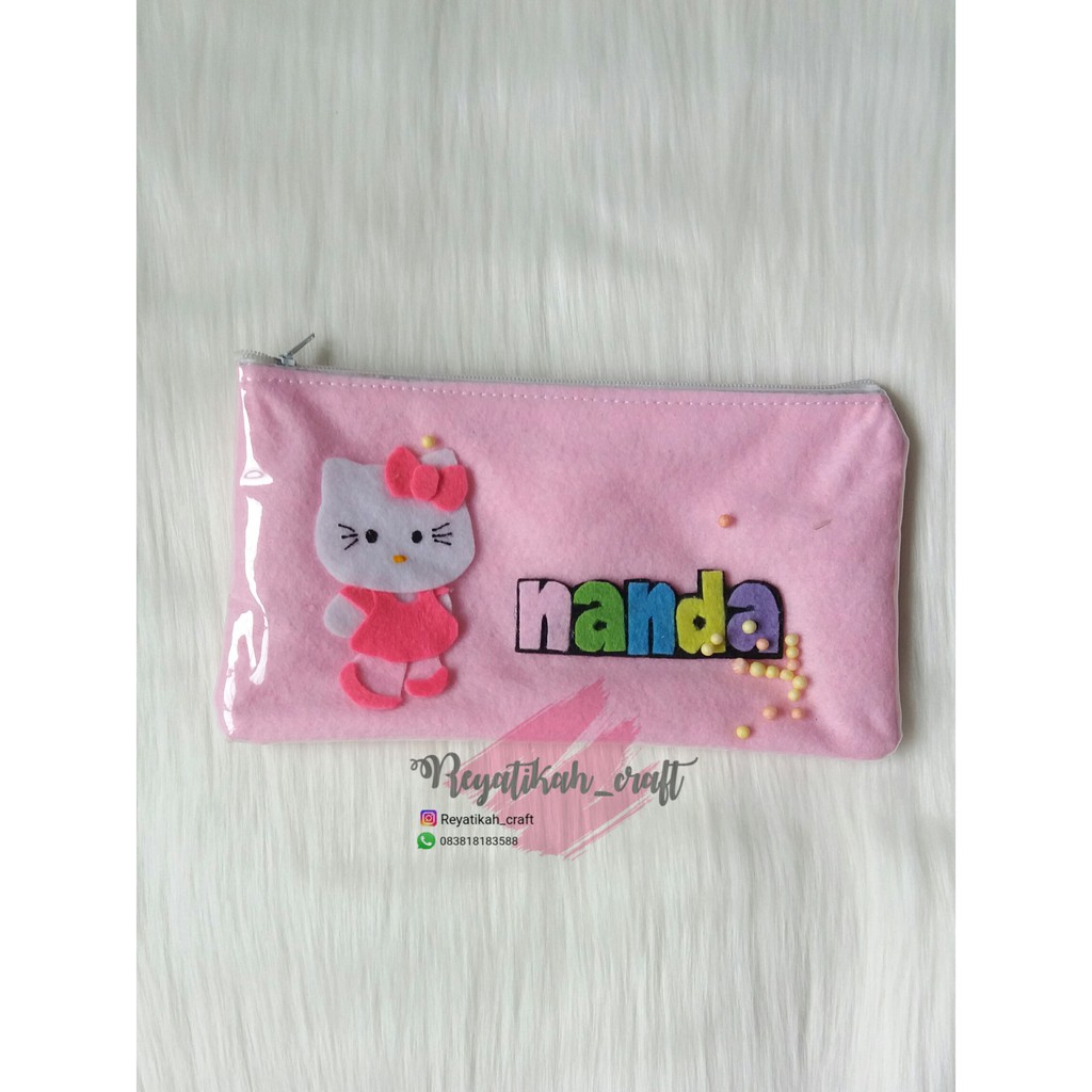 

tempat pensil hello kitty /tempat pensil karakter