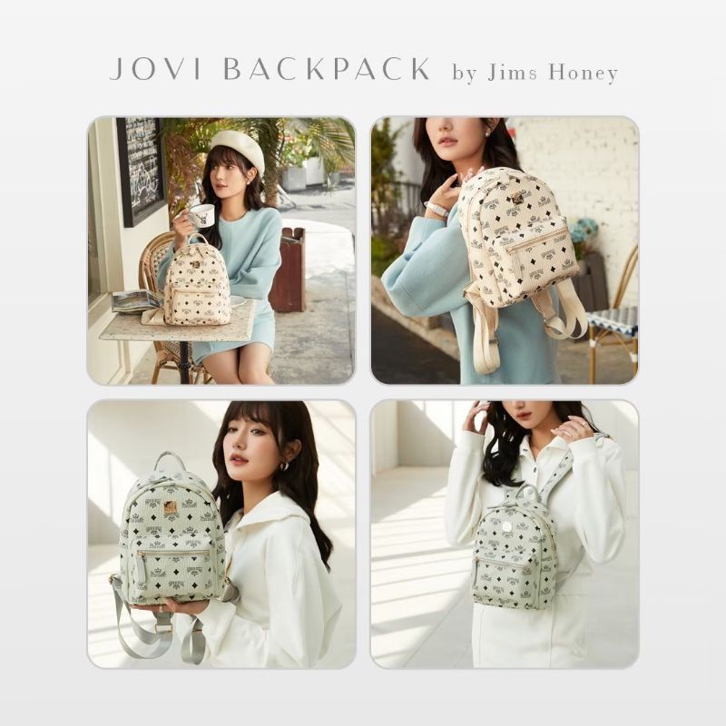 JOVI BAG TAS PUNGGUNG JIMSHONEY MOTIF BAHAN TERBAIK