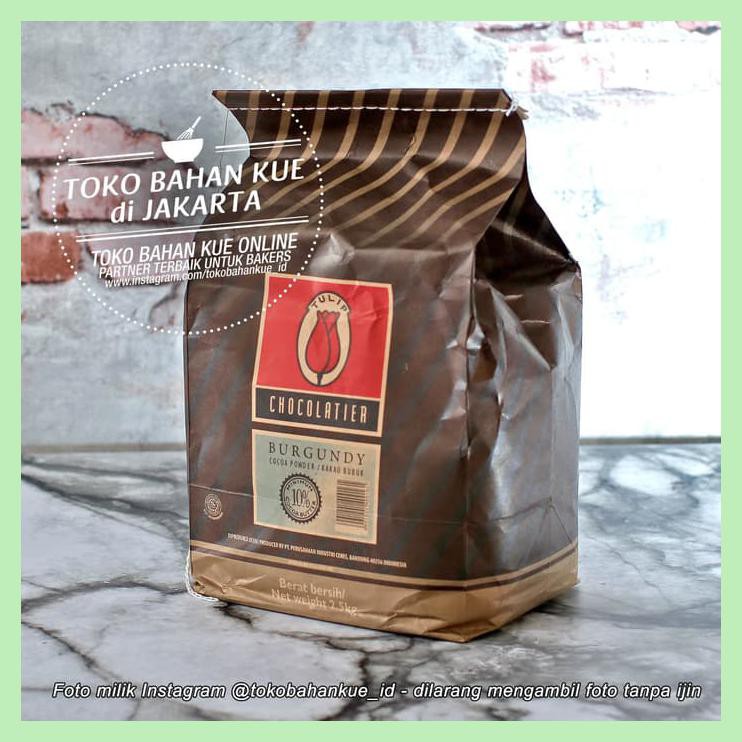 

TULIP CHOCOLATIER BURGUNDY COCOA PURE KAKAO BUBUK COKLAT BUBUK 250GR