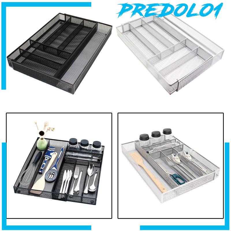 [PREDOLO1] Cutlery Drainer Basket Mesh Drying Drawer Rust Proof Dishwasher for Kitchen