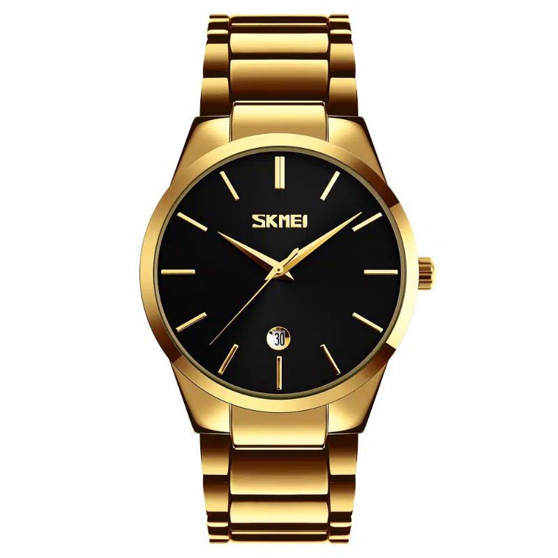 jam tangan pria skmei 9140 gold