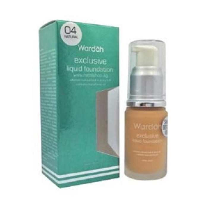 Wardah - Exclusive Liquid Foundation - 04 NATURAL