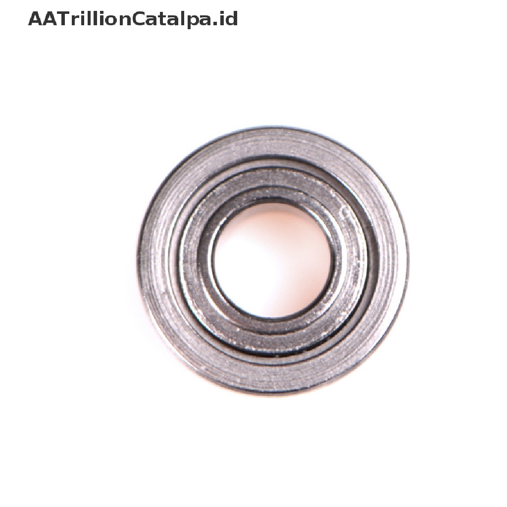 Aatrillioncatalpa 10PCS MF63zz Bola Bearing Metal Mini Pelindung Ganda Ukuran 3mm X 6mmx2.5mm