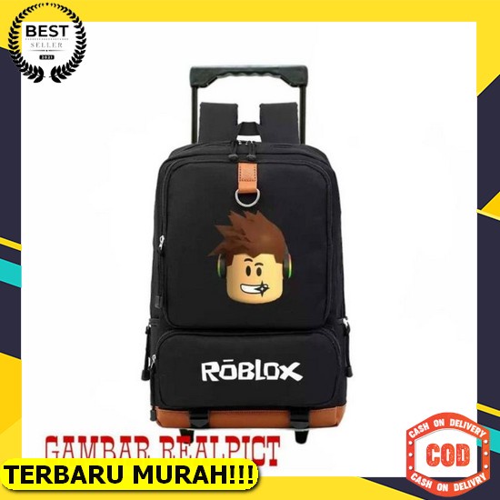 Tas Anak Laki Laki Troli Ransel Paud Tk Smiggle Junior Backpack For School Kindergarten Black Robot 