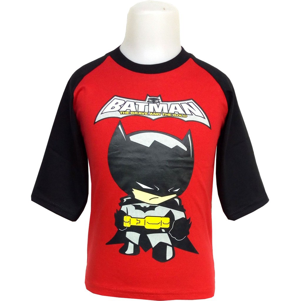 MANTROLL - Kaos Atasan anak laki-laki karakter BATMAN terbaru