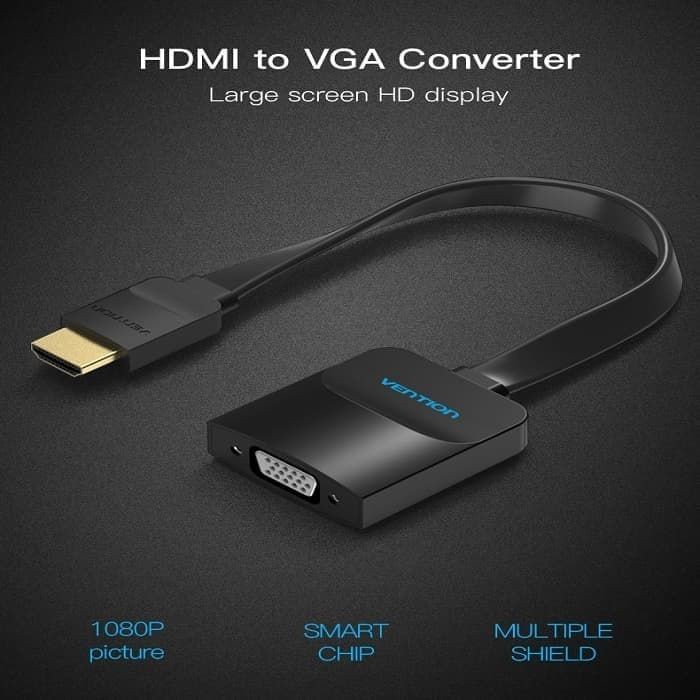 Vention ACIBB Adapter Converter HDMI to VGA Flat