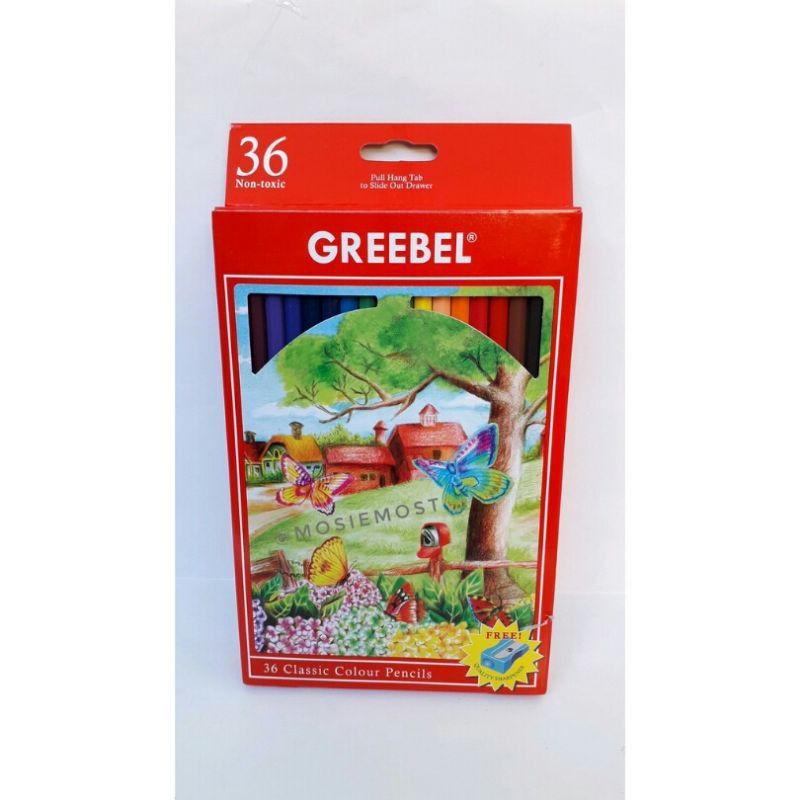 

pensil warna Greebel 36 warna original