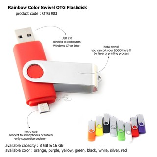 Flashdisk OTG Unik Kualitas Samsung Toshiba Original 8/16/32GB