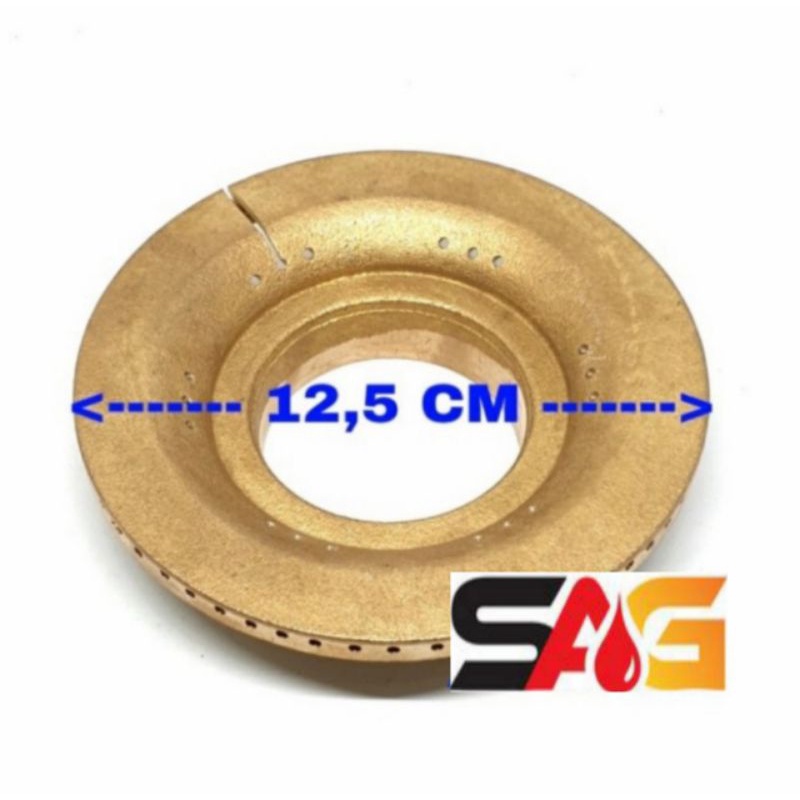 Burner Model Winn TANAM/Delizia Kompor Gas/Kuningan Tungku TEBAL