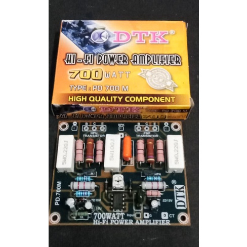DTK HI-FI Power Amplifier 700 Watt Mono Out Kolektor PD 700 M