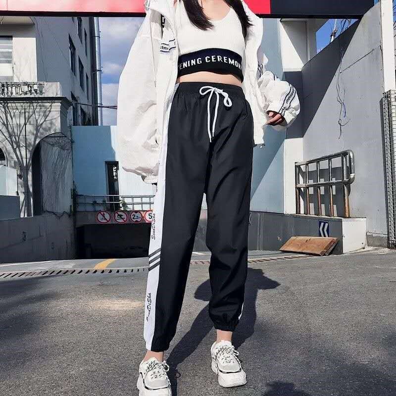  Celana  Panjang Harem  Wanita Model  Longgar Hip Hop Untuk 
