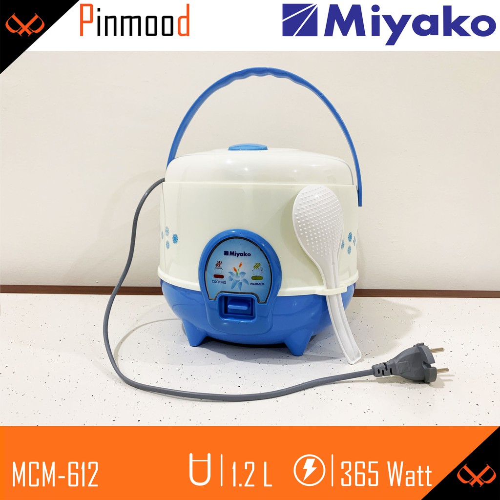 MIYAKO MAGIC COM // RICE COOKER MCM-612 [ 1.2 LITER ] PENANAK NASI