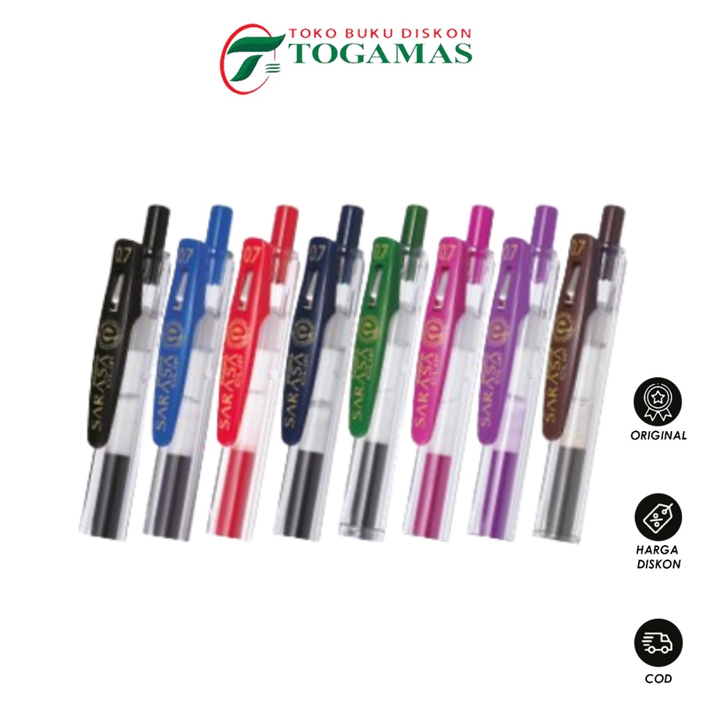 

BEST SELLER !! BALLPEN SARASA CLIP 0.7 ZEBRA