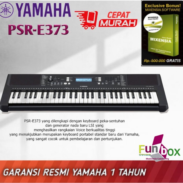 {AudioStore} Keyboard Yamaha PSR E 373 / PSR E373 / PSRE 373 / PSRE373 Original - Keyboard Only Mura
