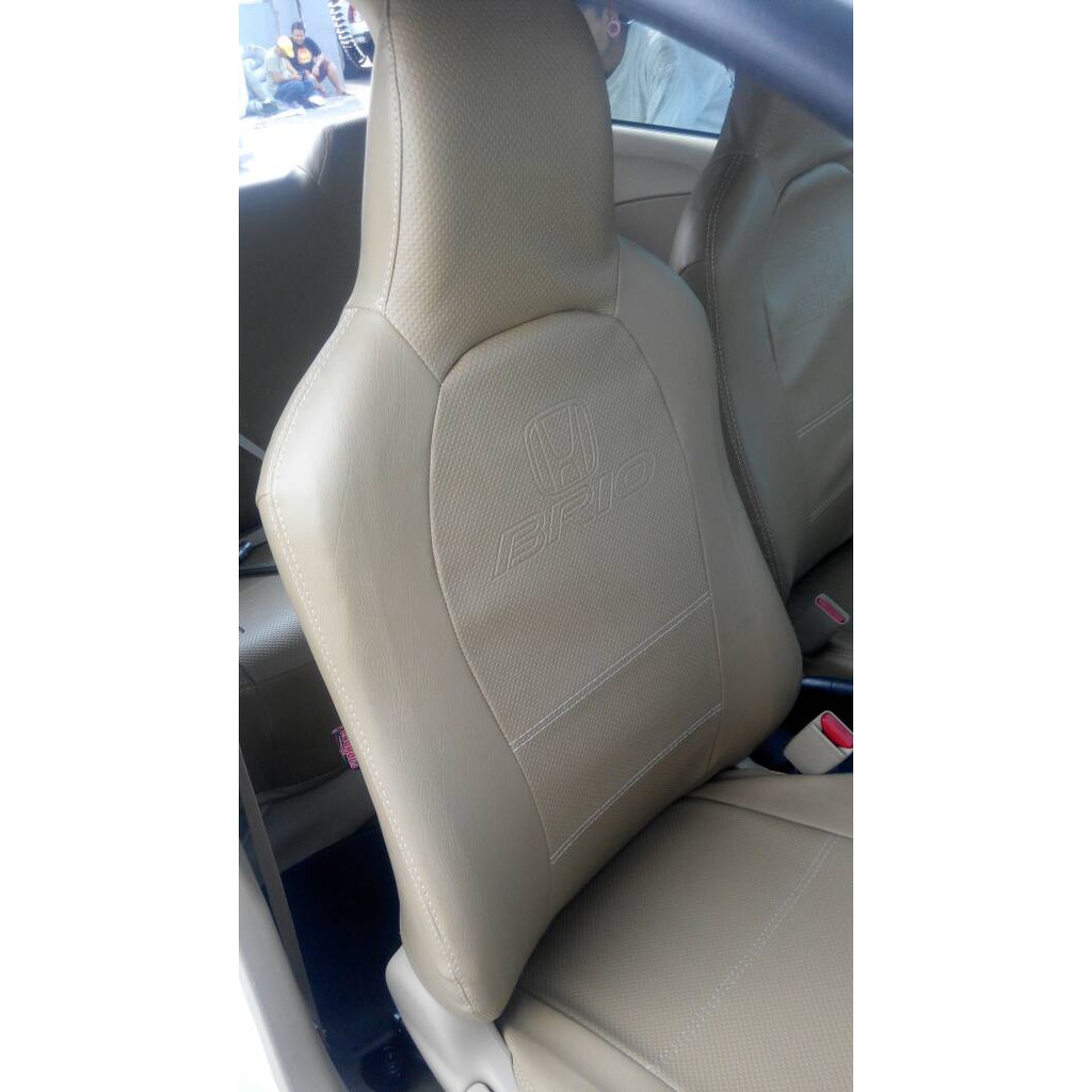 Sarung jok honda brio bahan oscar