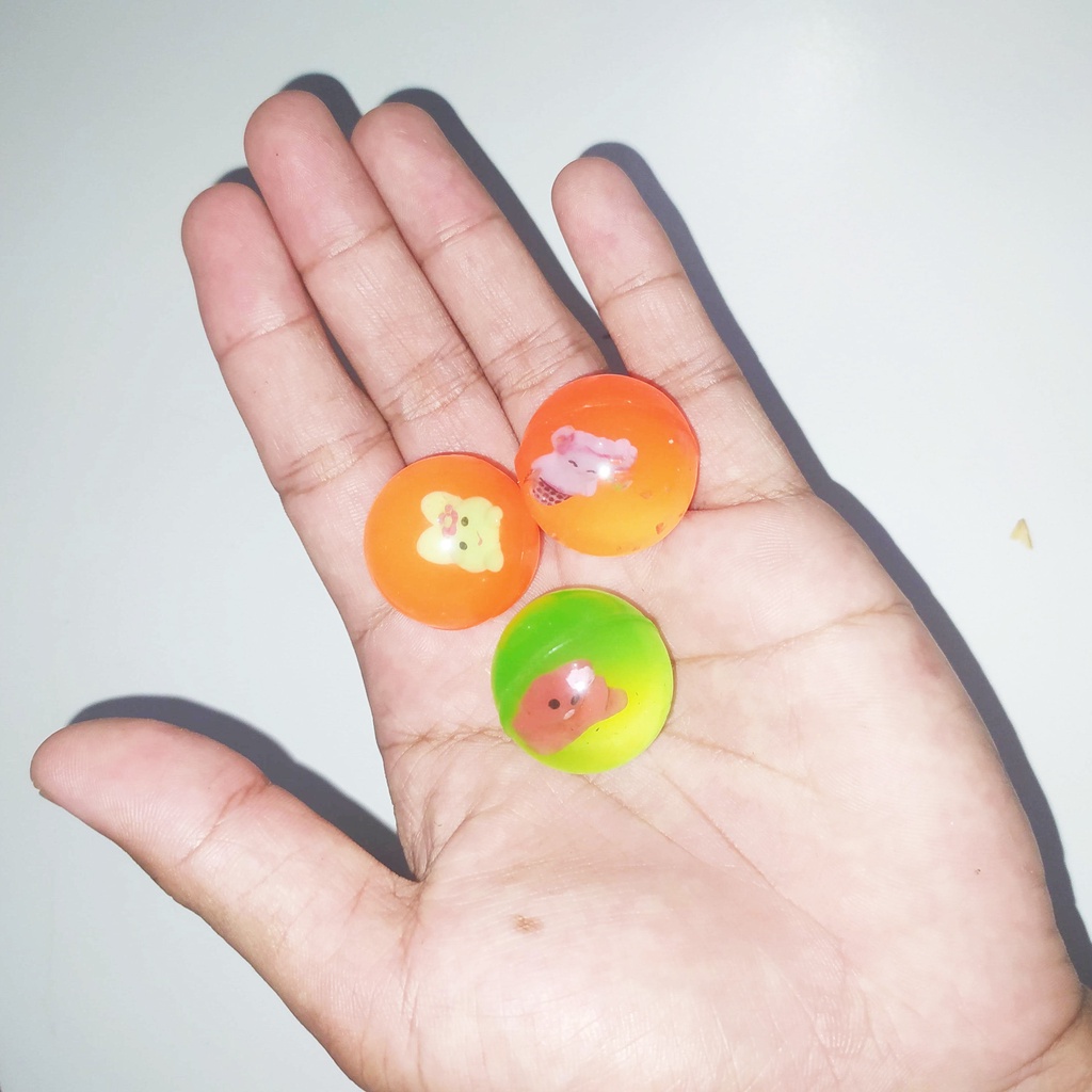 GROSIR Mainan anak Bola bekel Mini ukuran kecil