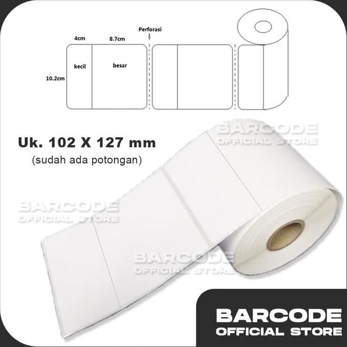 

Buruan Beli] 102 X 127 Roll Label Ekspedisi Gap Core 1" 102X127 Mm Bahan Semicoated