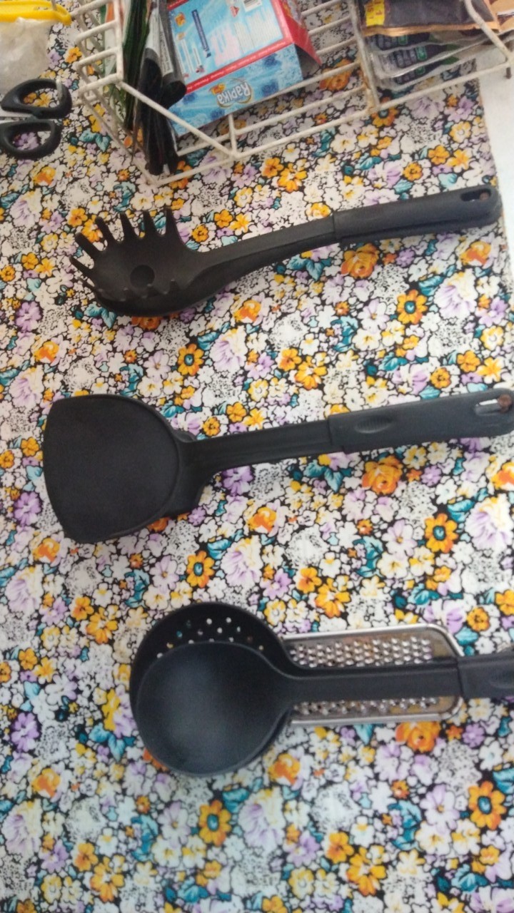 Alat Masak Spatula Set 6 - Black