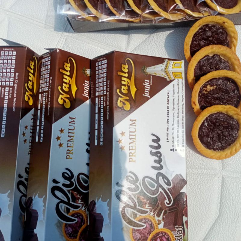 Pie Susu Premium Halal Nayla Asli Jogja Istimewa Rasa Coklat