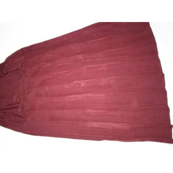 ㄳ Rok panjang SD/MI, Rok plisket merah hati, Rok panjang plisket turun pinggang SD/MI, GREAT SALES 3