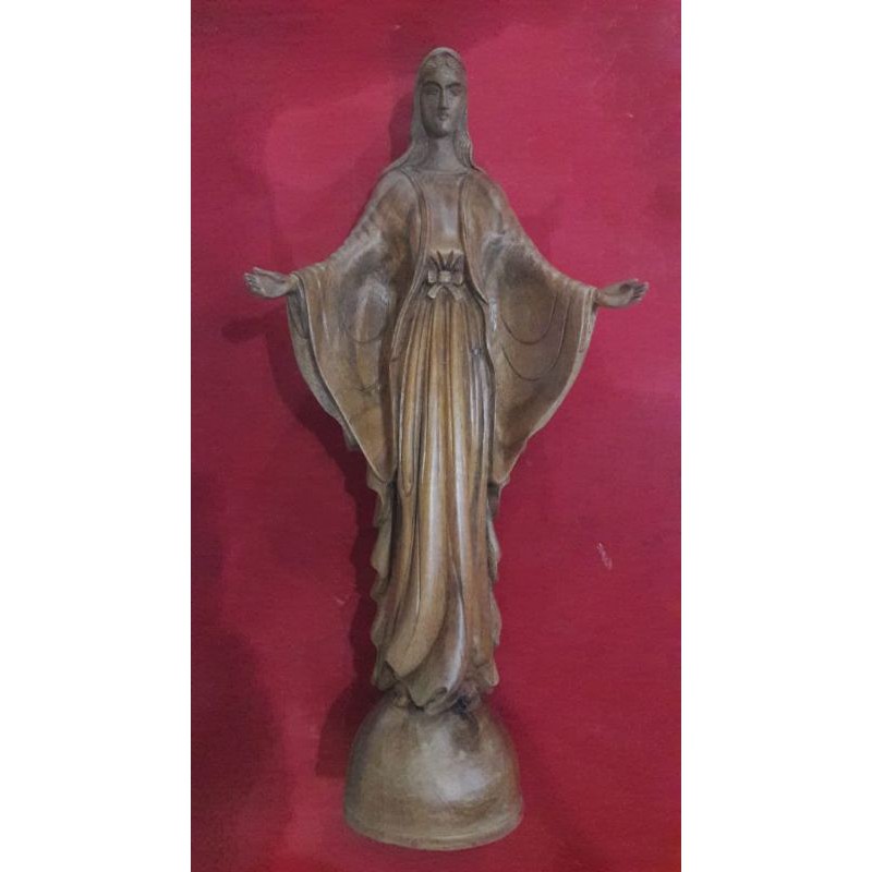 PATUNG BUNDA MARIA BAHAN KAYU