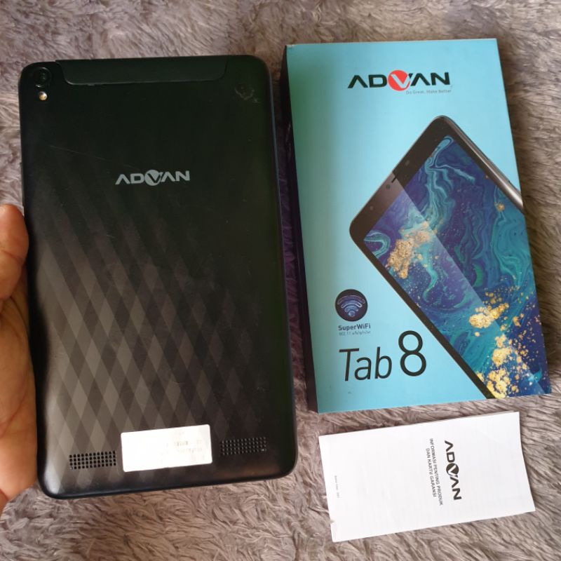 Tablet Advan Tab 8 8inch ram 3gb internal 16gb 3/16 second berkualitas