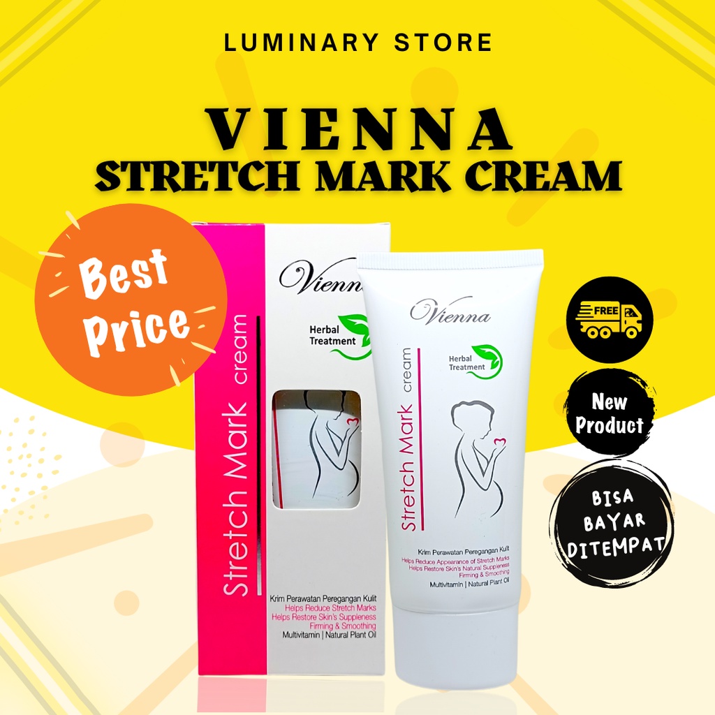 VIENNA STRETCH MARK CREAM ORIGINAL BPOM KRIM PERAWATAN KULIT KECANTIKAN PERAWATAN TUBUH WANITA