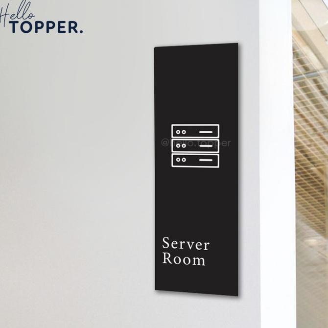 

Sign Board Server Room Ruangan Server Acrylic UV Print Potrait helloto99 Berkualitas