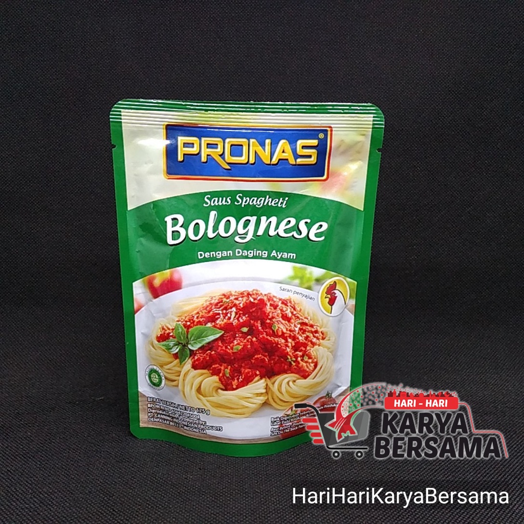 

PRONAS SAUS SPAGHETI BOLOGNESE POUCH 175GR