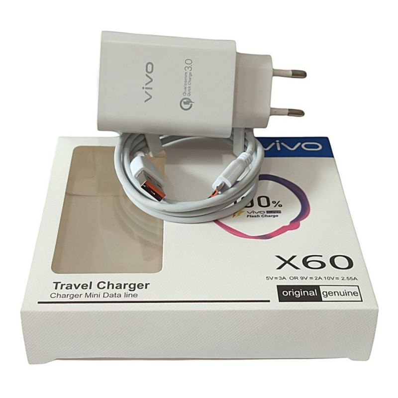 Charger Vivo X60 V19 V17 Pro Y30 X27 Type C Original Fast Charging Tipe C