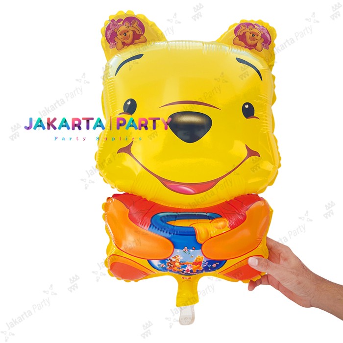 Balon karakter winnie the pooh / balon winnie the pooh / balon pooh