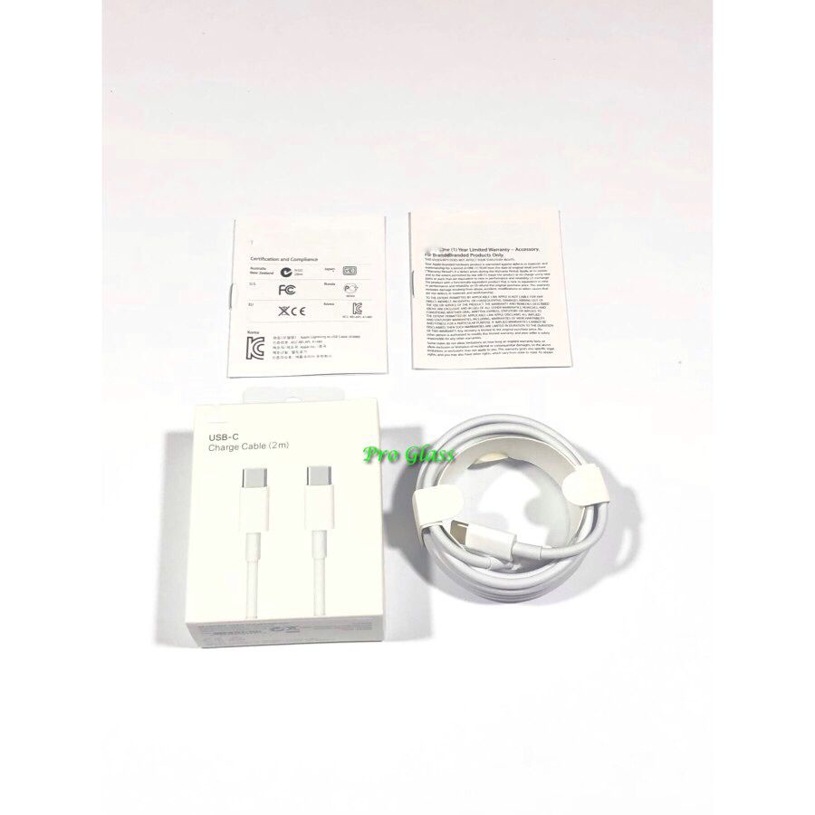 TYPE C to TYPE C 2M Cable Data Charger 100%