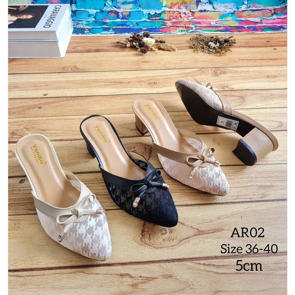 ABBUSHOES AR 02 bapau brukat ermina pita 5cm