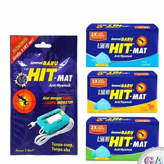 Jual Cod Hit Mat Alat And Refill Anti Nyamuk Listrik Obat Nyamuk Elektrik Shopee Indonesia 8113