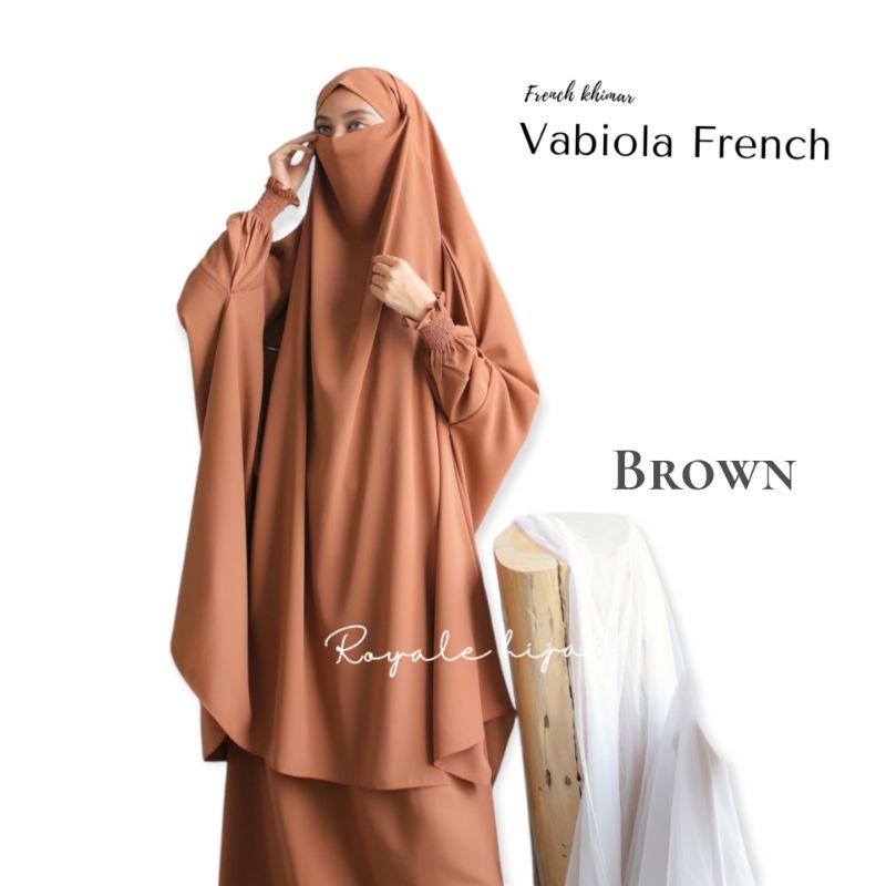 VABIOLA KHIMAR HANYA FRENCH KHIMAR TANPA ROK