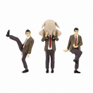 Tiny 1/64 Mr Bean Figure Set