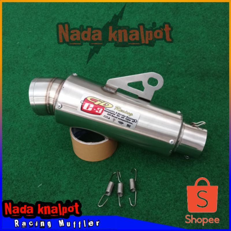 Knalpot CLD C3 Slincer knalpot recing inlet 50mm Slincer saja/ Selencer CLD C3 /Silincer CLD C3 /Sle